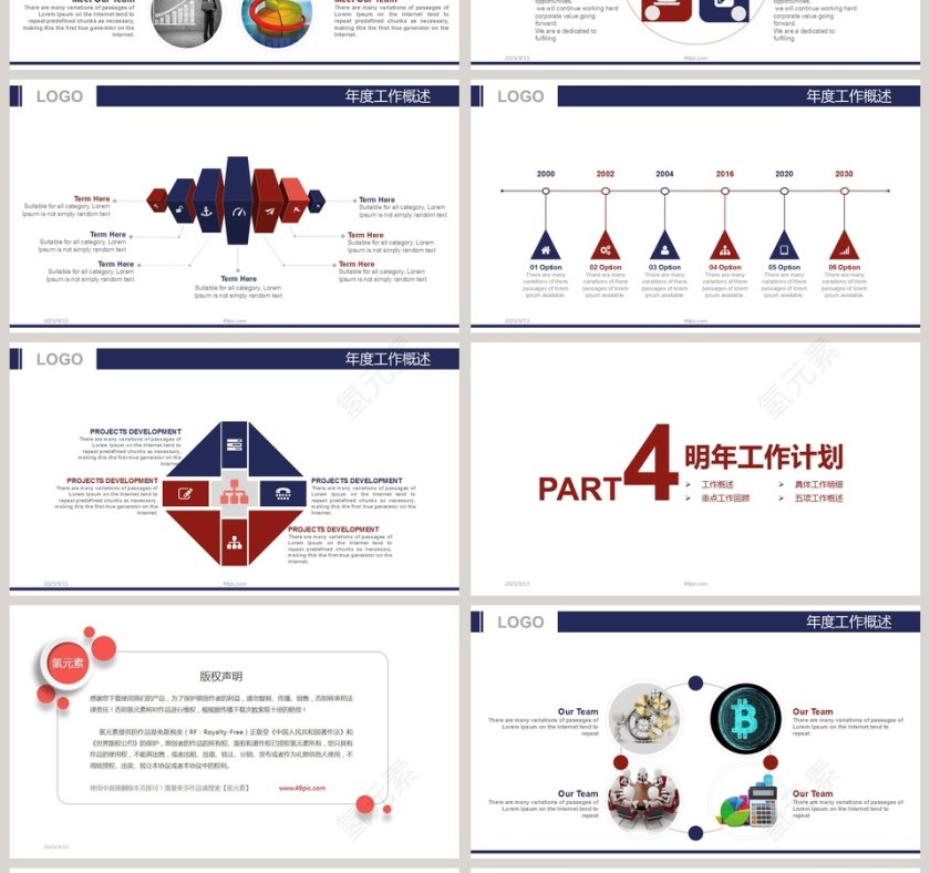 船舶航运物流运输总结汇报PPT模板第4张