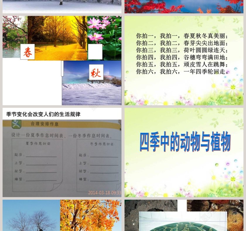 春夏秋季产品发布PPT模板大全第4张