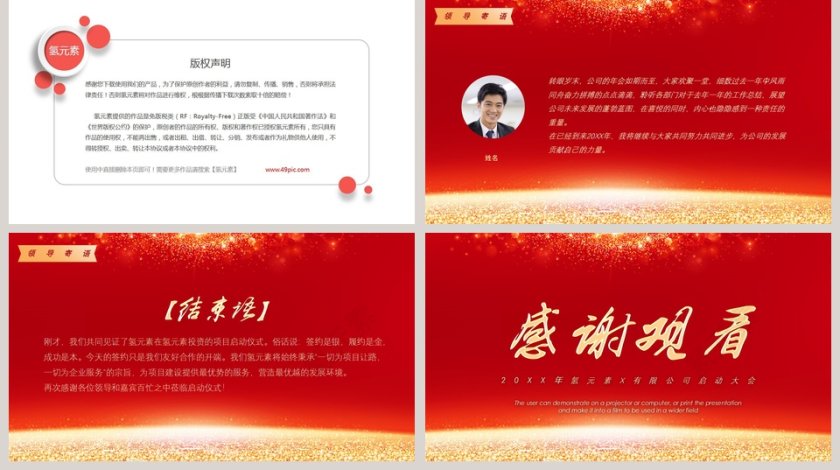 启动仪式PPT第5张