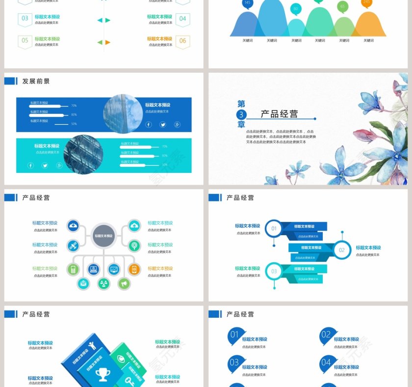 简约述职报告模板ppt第3张