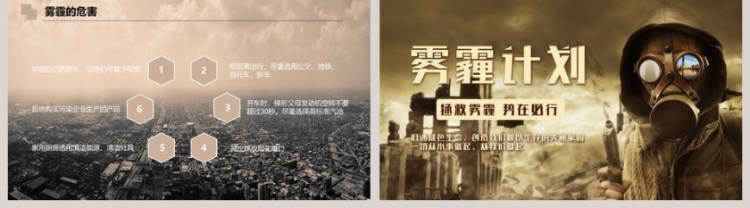 雾霾计划PPT第5张