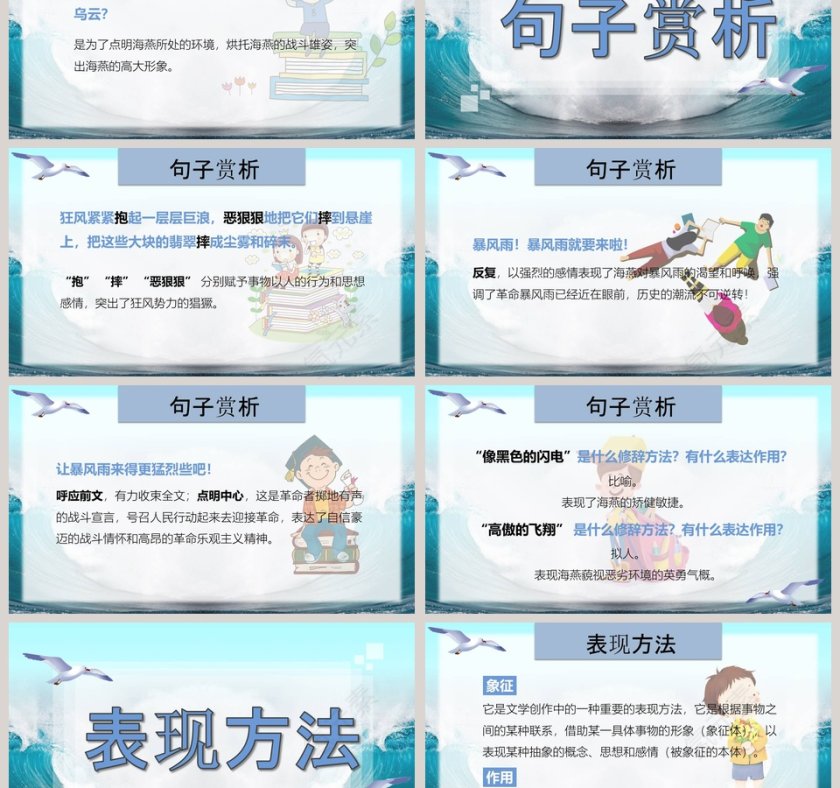 八年级语文课件《海燕》PPT第3张