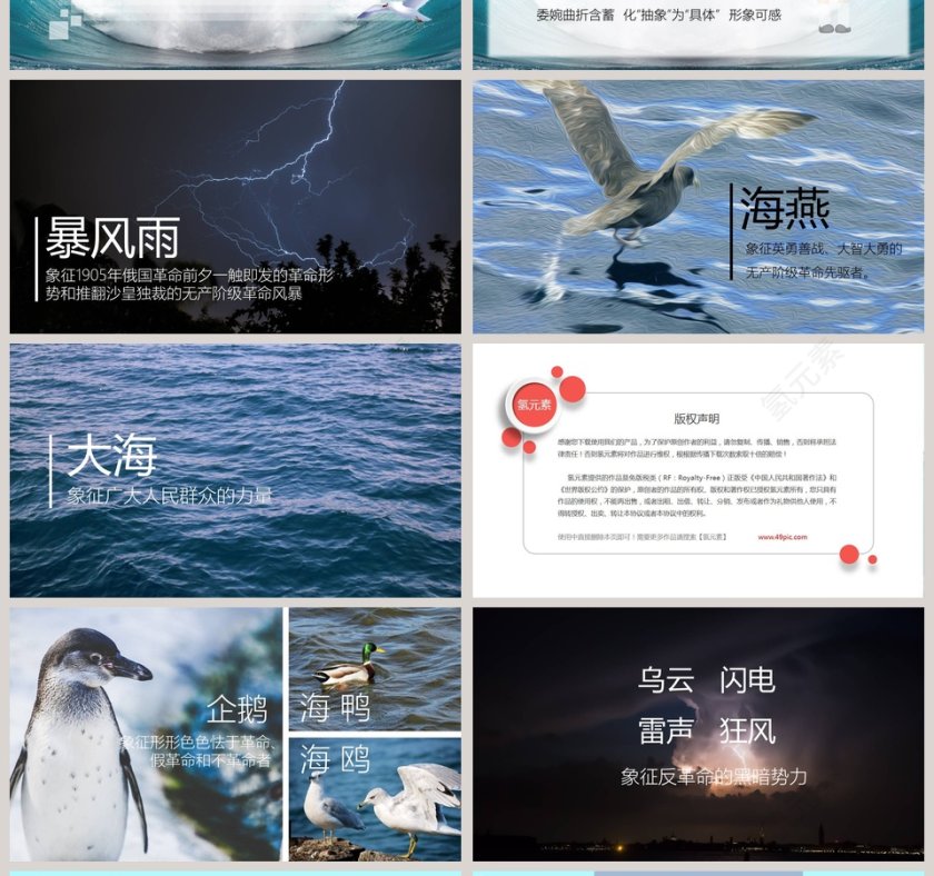 八年级语文课件《海燕》PPT第4张