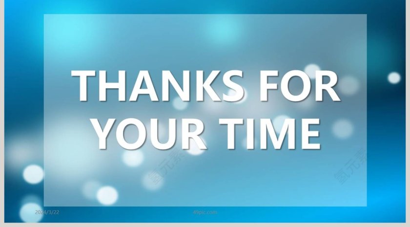 蓝色简洁iOS欧美风总结汇报PPT模板第5张