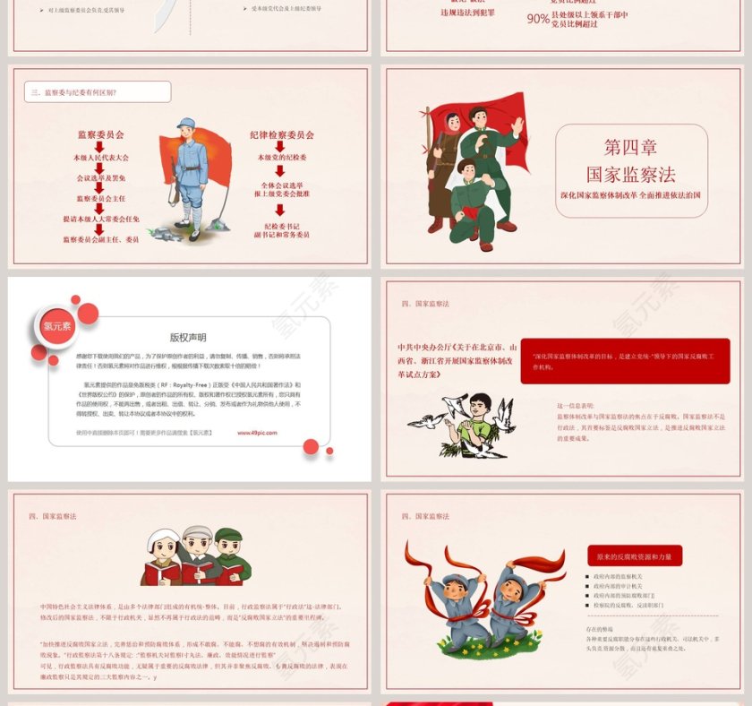 监察体制改革解读政府党建PPT模板第4张