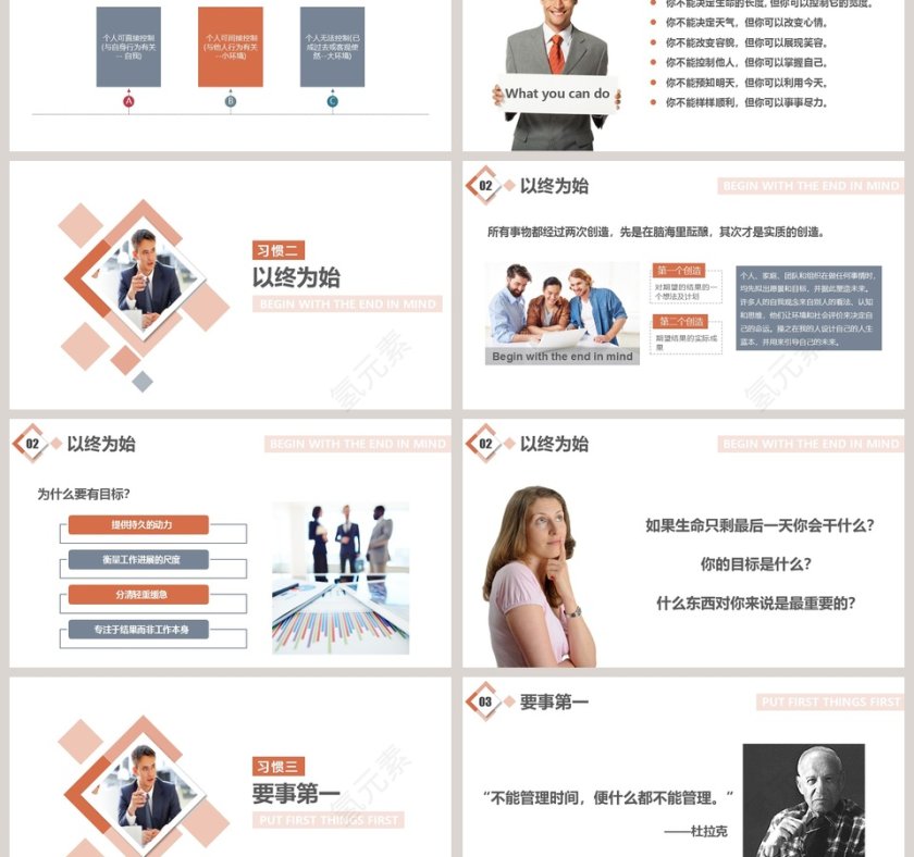 高效能人士的七个习惯PPT 第3张