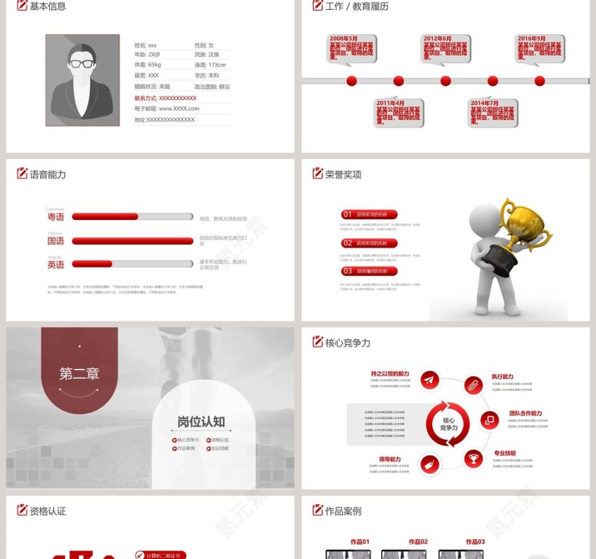 励志正能量PPT第2张