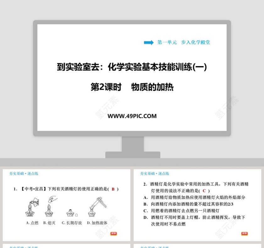 第一单元    步入化学殿堂-到实验室去化学实验基本技能训练教学ppt课件第1张