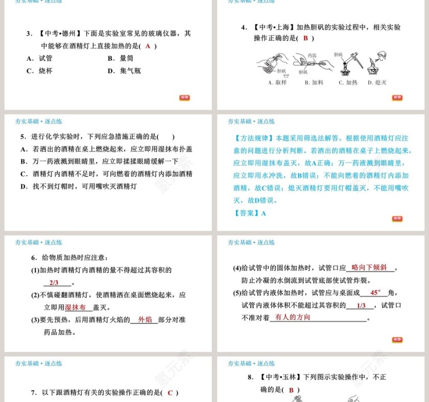 第一单元    步入化学殿堂-到实验室去化学实验基本技能训练教学ppt课件第2张