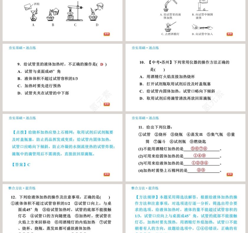 第一单元    步入化学殿堂-到实验室去化学实验基本技能训练教学ppt课件第3张