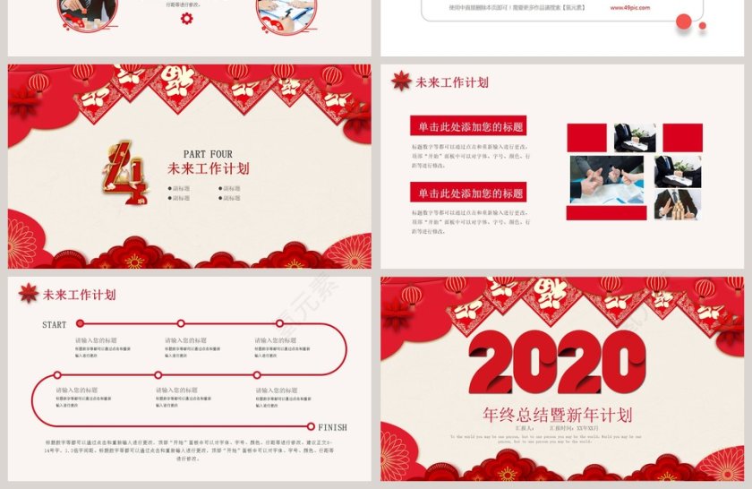 年终总结暨新年计划2020年会PPT第4张