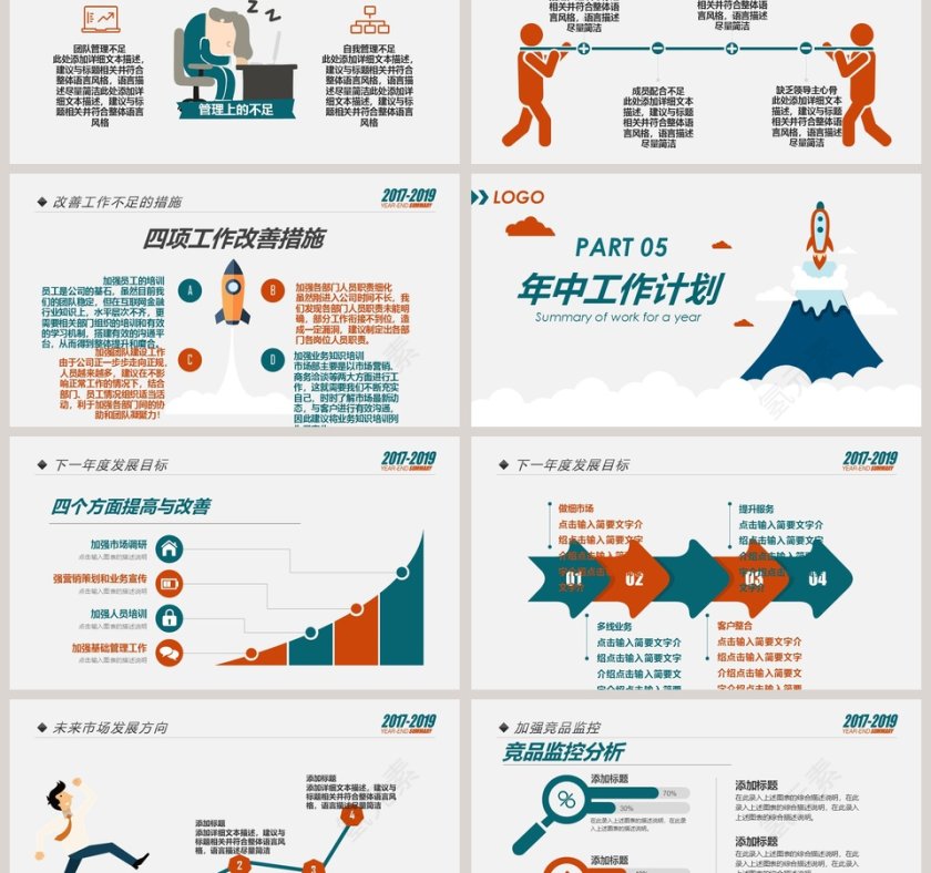 市场部上半年工作总结汇报PPT 第6张