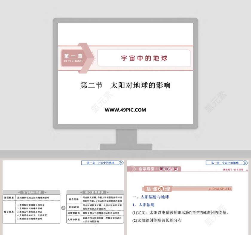 第二节太阳对地球的影响教学ppt课件第1张