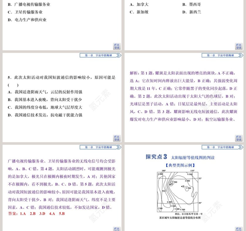第二节太阳对地球的影响教学ppt课件第11张