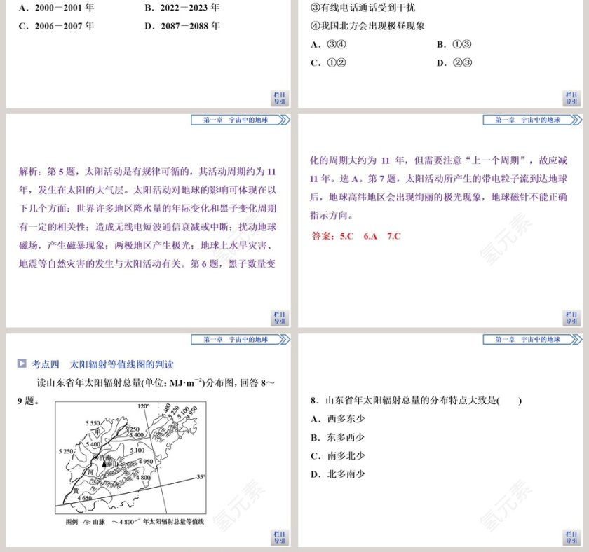第二节太阳对地球的影响教学ppt课件第15张