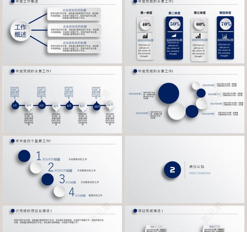 2019时尚工作总结PPT第2张