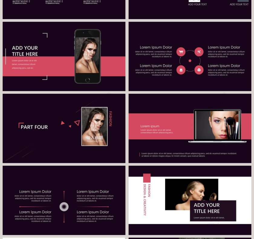 医美整形美容会所PPT模板第4张