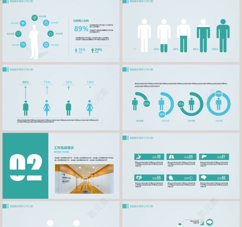 医院医务工作报告PPT第2张