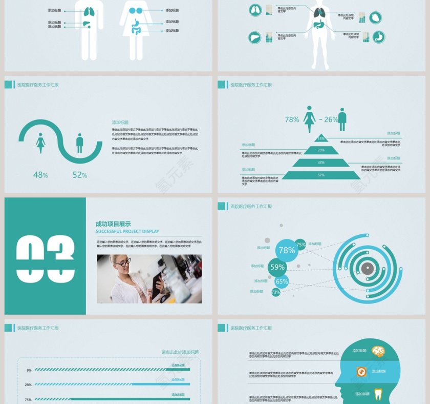 医院医务工作报告PPT第3张