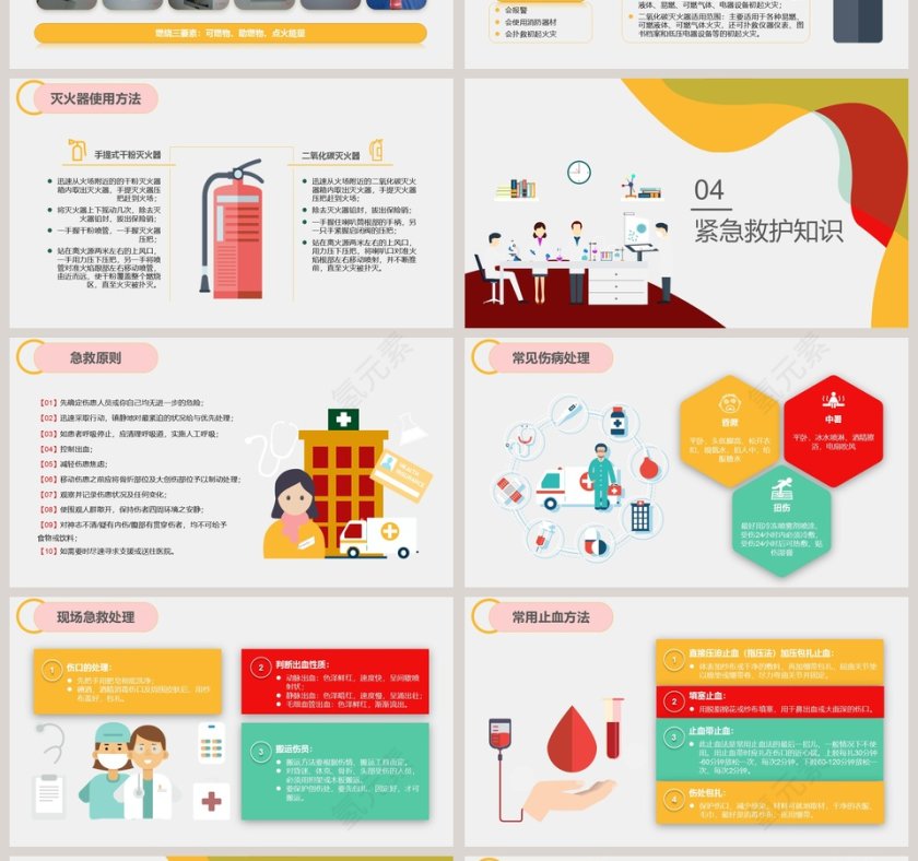 卡通实验室安全培训PPT模板第4张
