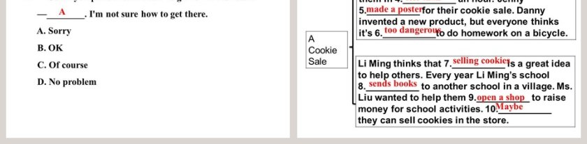 A Cookie Sale-Unit 5教学ppt课件第5张