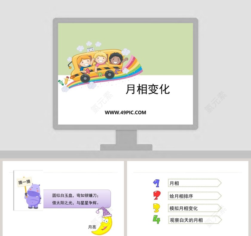 0月相变化和PPT模板应用在竞聘行业的创新第1张