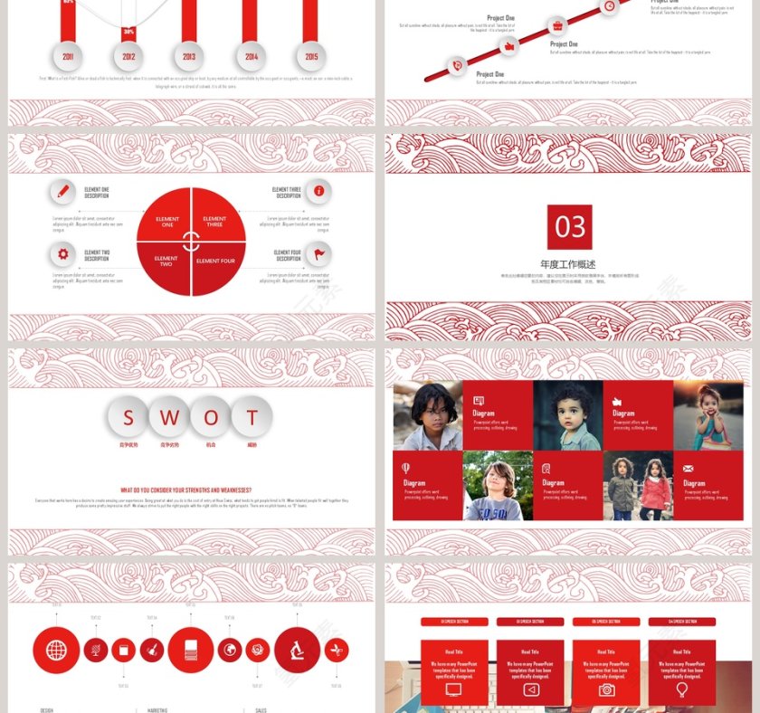 中国风招商PPT商业计划书PPT第3张