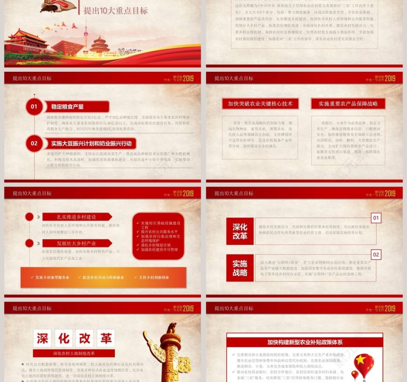 贯彻落实2019中央一号文件坚持农业农村优先PPT第3张