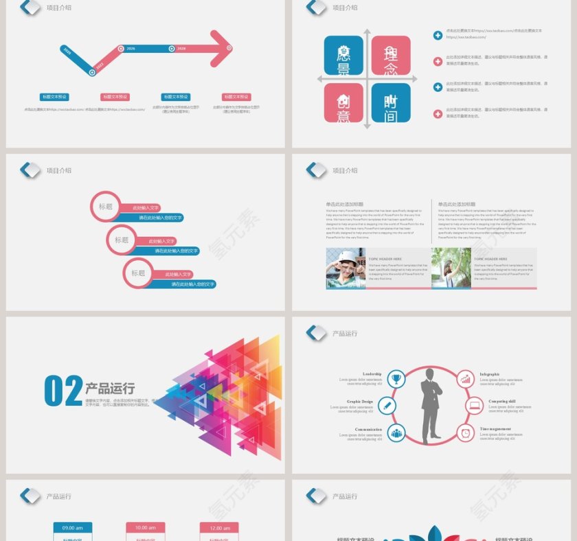 完整框架商业计划书PPT模版第2张