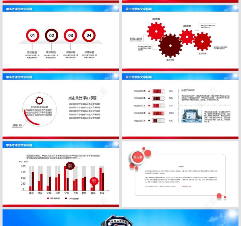 城市消防工作动态PPT消防安全PPT第5张