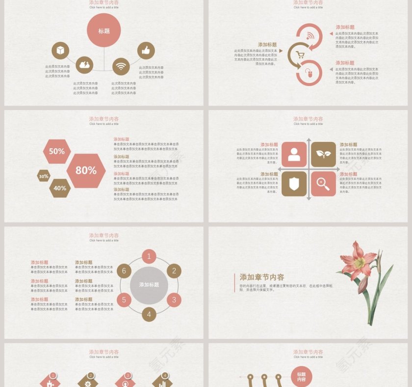 手绘风格小清新文艺工作总结教育通用模板第2张
