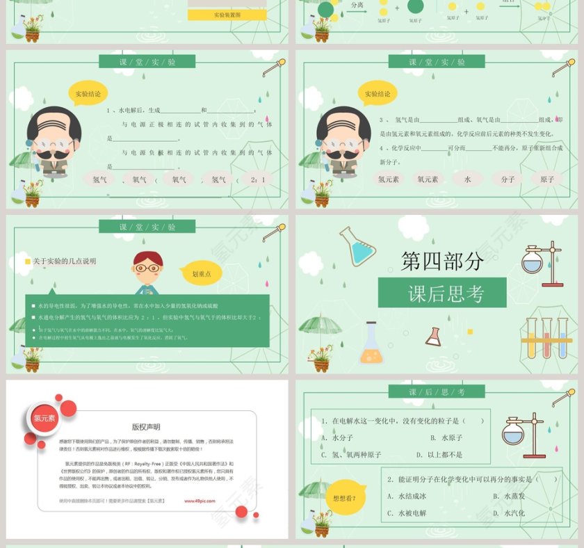THE COMPOSITION OF WATER教学ppt课件第4张