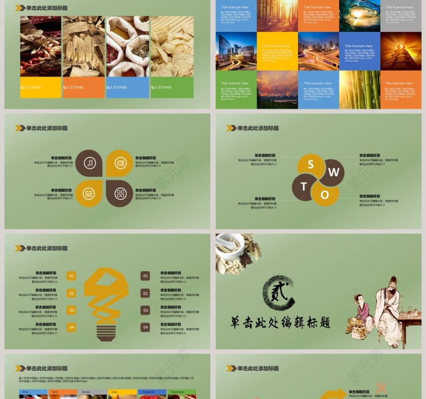 医学行业工作汇报模板PPT 第2张