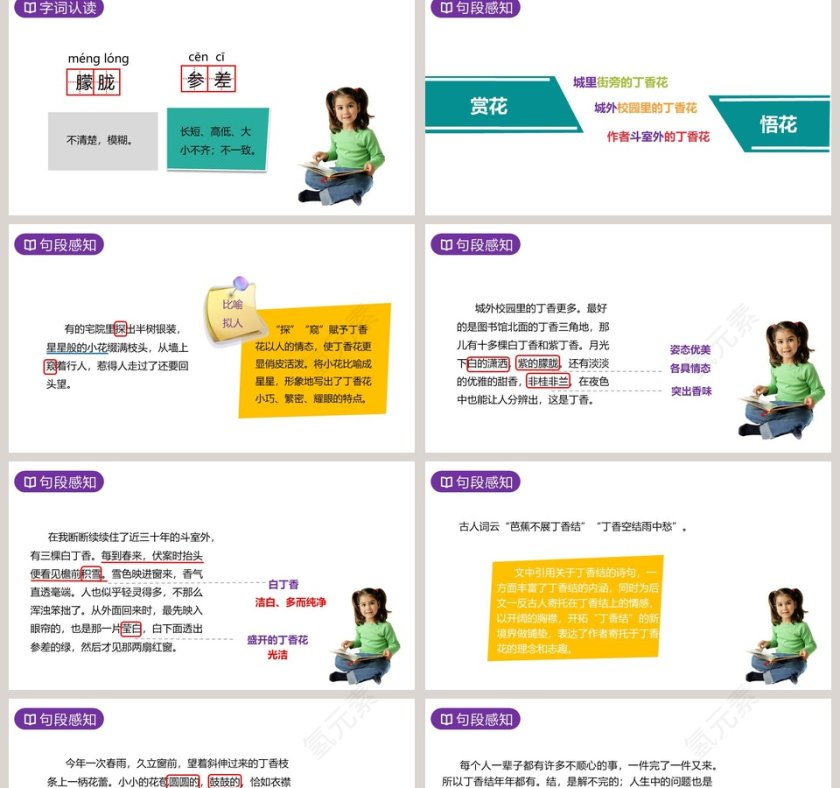 六年级语文上册丁香结语文课件PPT第2张