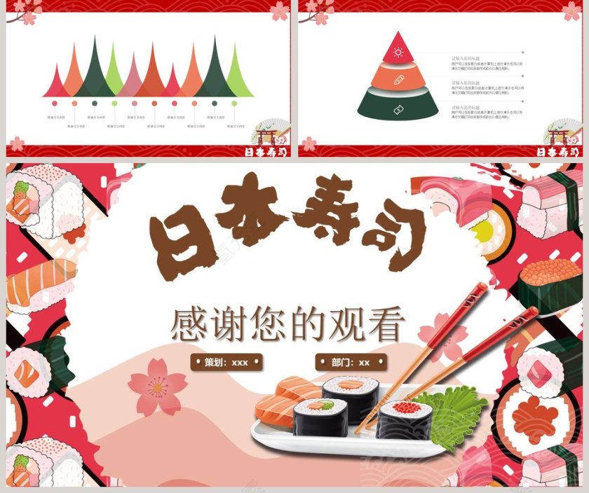 日本印象旅游PPT日本寿司总结ppt第5张