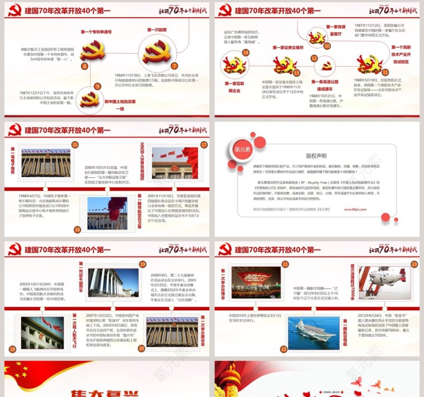 欢度国庆普天同庆盛世华诞ppt第8张