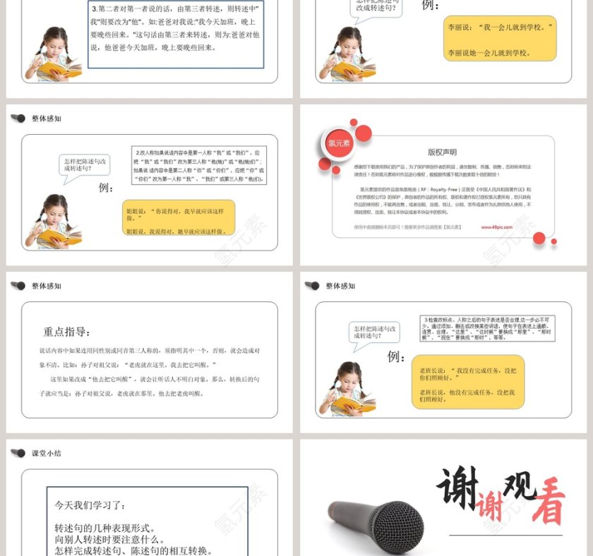 部编版四年级语文下册口语交际转述语文课件PPT第3张