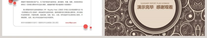 复古年终总结计划PPT第6张