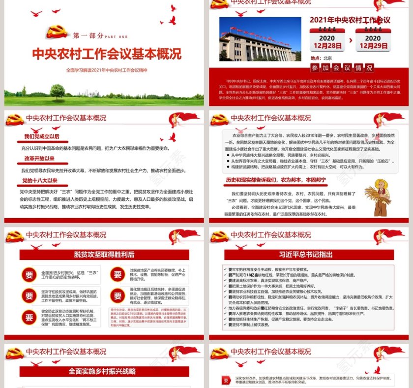 中央农村工作会议“三农”工作重心的历史性转移PPT模板第2张