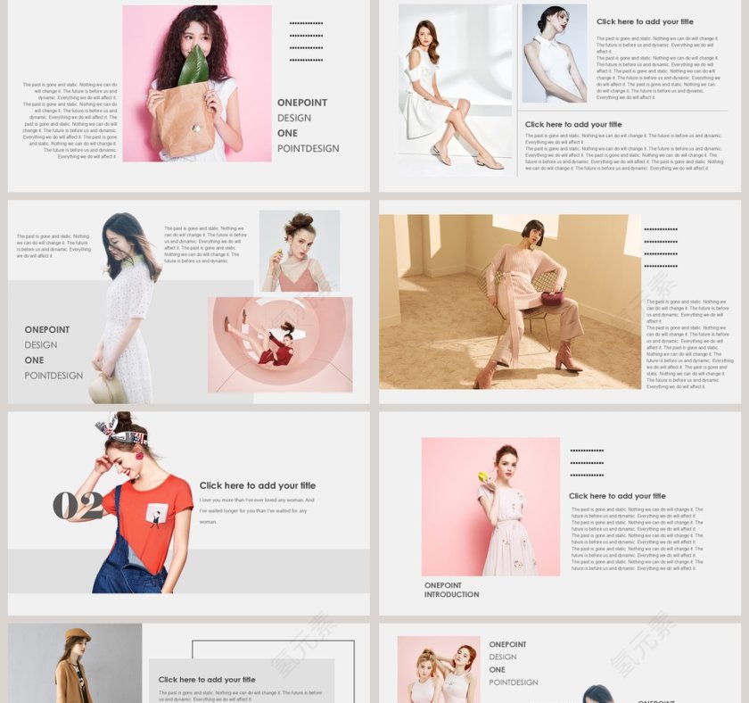 简约杂志风品牌营销PPT模板第2张