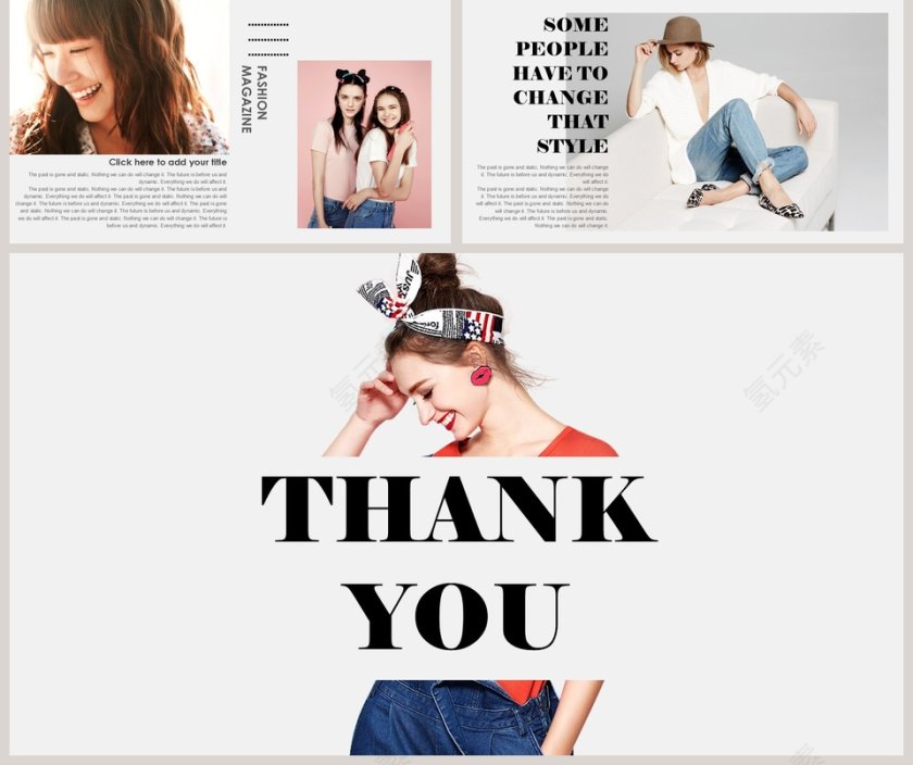 简约杂志风品牌营销PPT模板第5张