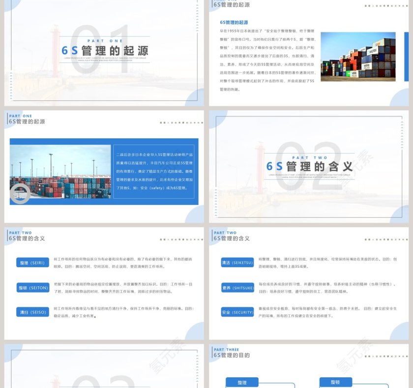 企业仓库6S管理培训PPT模板第2张