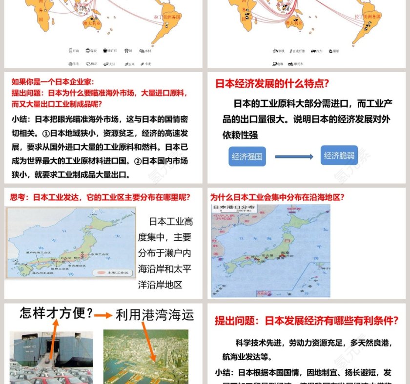 一衣带水的邻邦政务党建PPT模板第3张