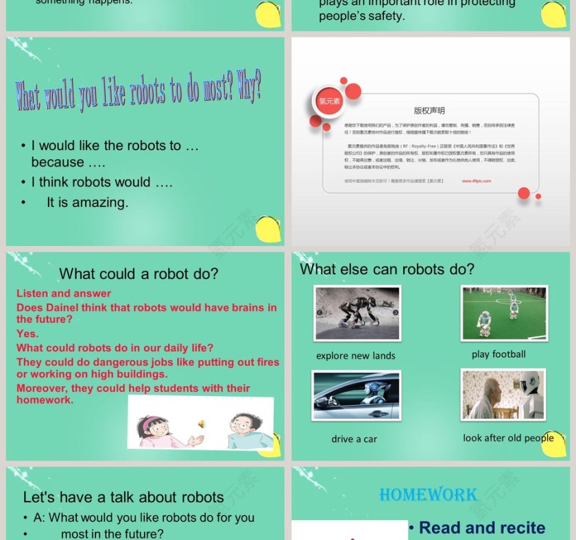 Unit 3 Robots-Comic strip and Welcome to the unit教学ppt课件第4张