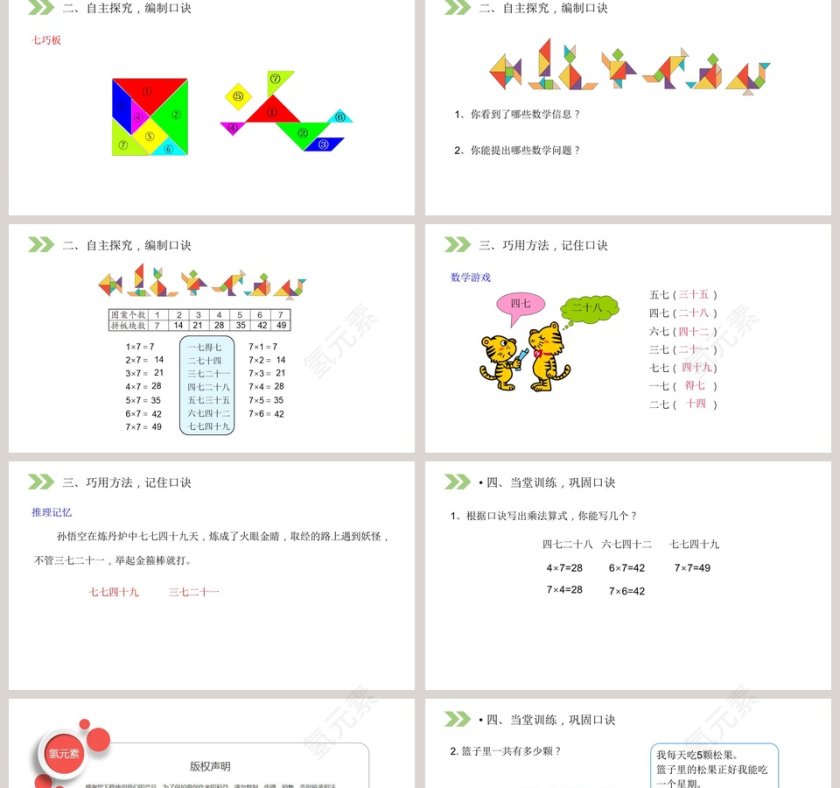 人教版小学数学二年级上册教学ppt课件第2张