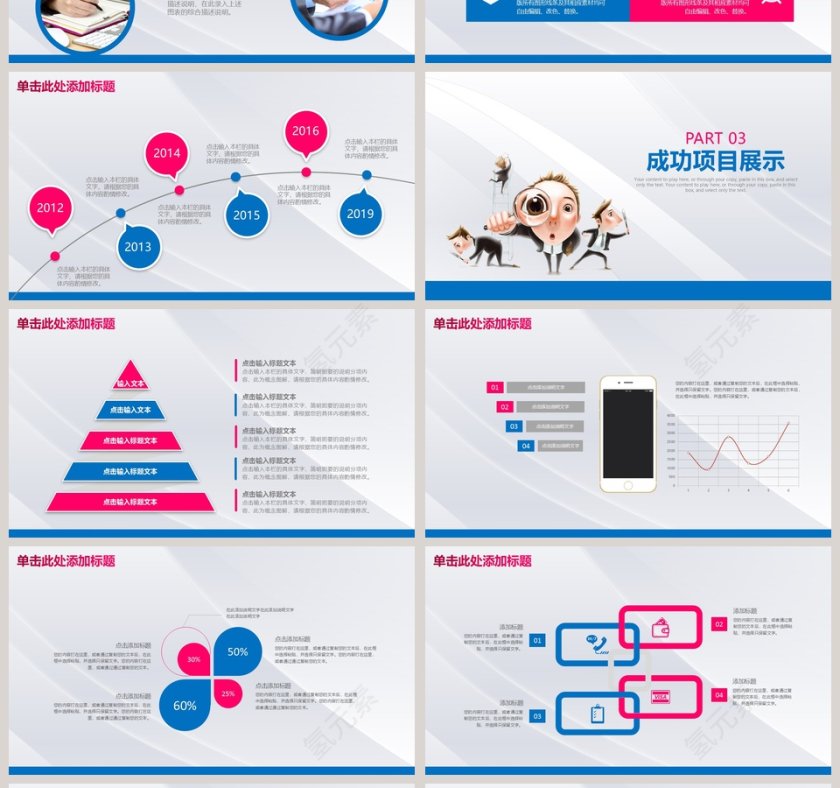 商务工作汇报总结PPT第4张