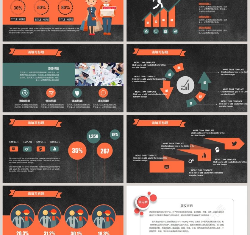 五一劳动节游玩ppt模板第3张