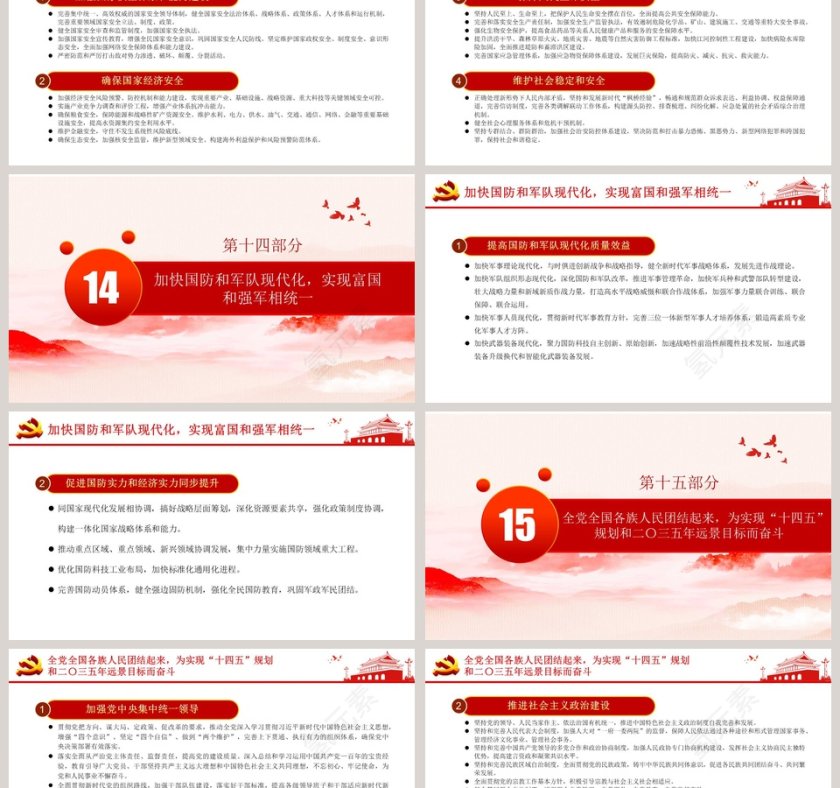 国民经济和社会发展第十四个五年规划和2035年远景目标建议PPT模板第12张