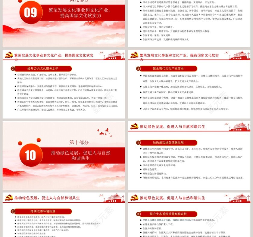 国民经济和社会发展第十四个五年规划和2035年远景目标建议PPT模板第9张