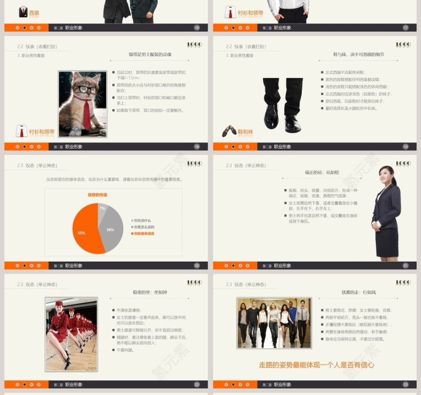 简约大气商务礼仪培训PPT第4张